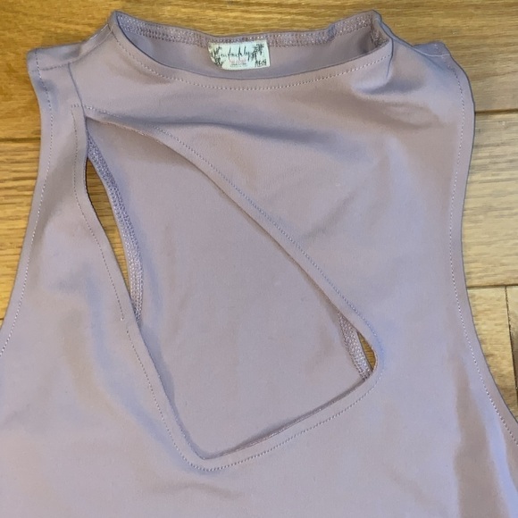 NWOT Free People Intimately Free Keep It Going Cut Out Bodysuit size S - Picture 8 of 13
